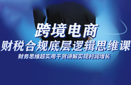 跨境电商财稅合规底层逻辑思维课-智云网创 - 网创副业项目资源站