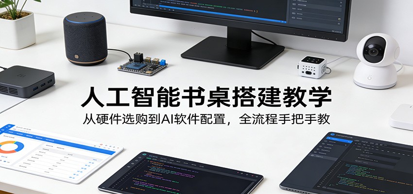 人工智能书桌搭建教学：从硬件选购到AI软件配置，全流程手把手教-智云网创 - 网创副业项目资源站