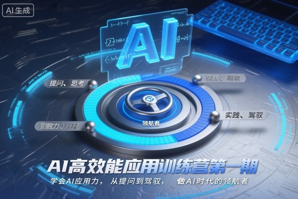 AI高效能应用训练营第一期,学会AI应用力,从提问到驾驭,做AI时代的领航者(更新)-智云网创 - 网创副业项目资源站