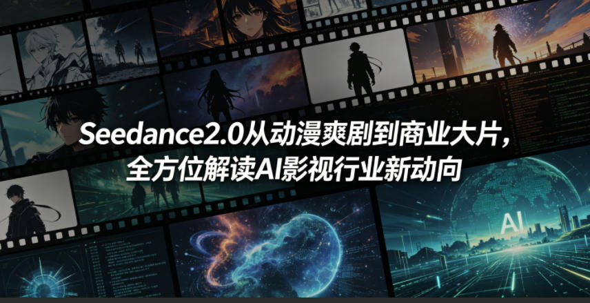 Seedance2.0从动漫爽剧到商业大片,全方位解读AI影视行业新动向-智云网创 - 网创副业项目资源站